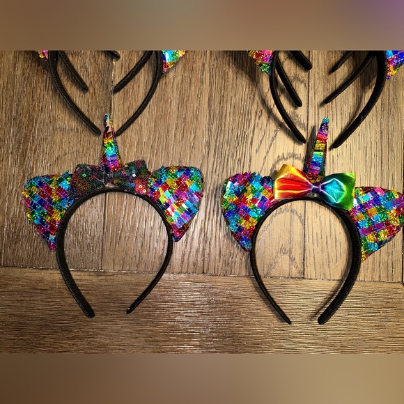 NEW 10 x Unicorn Headbands Party Favors Dressup - Picture 2 of 4